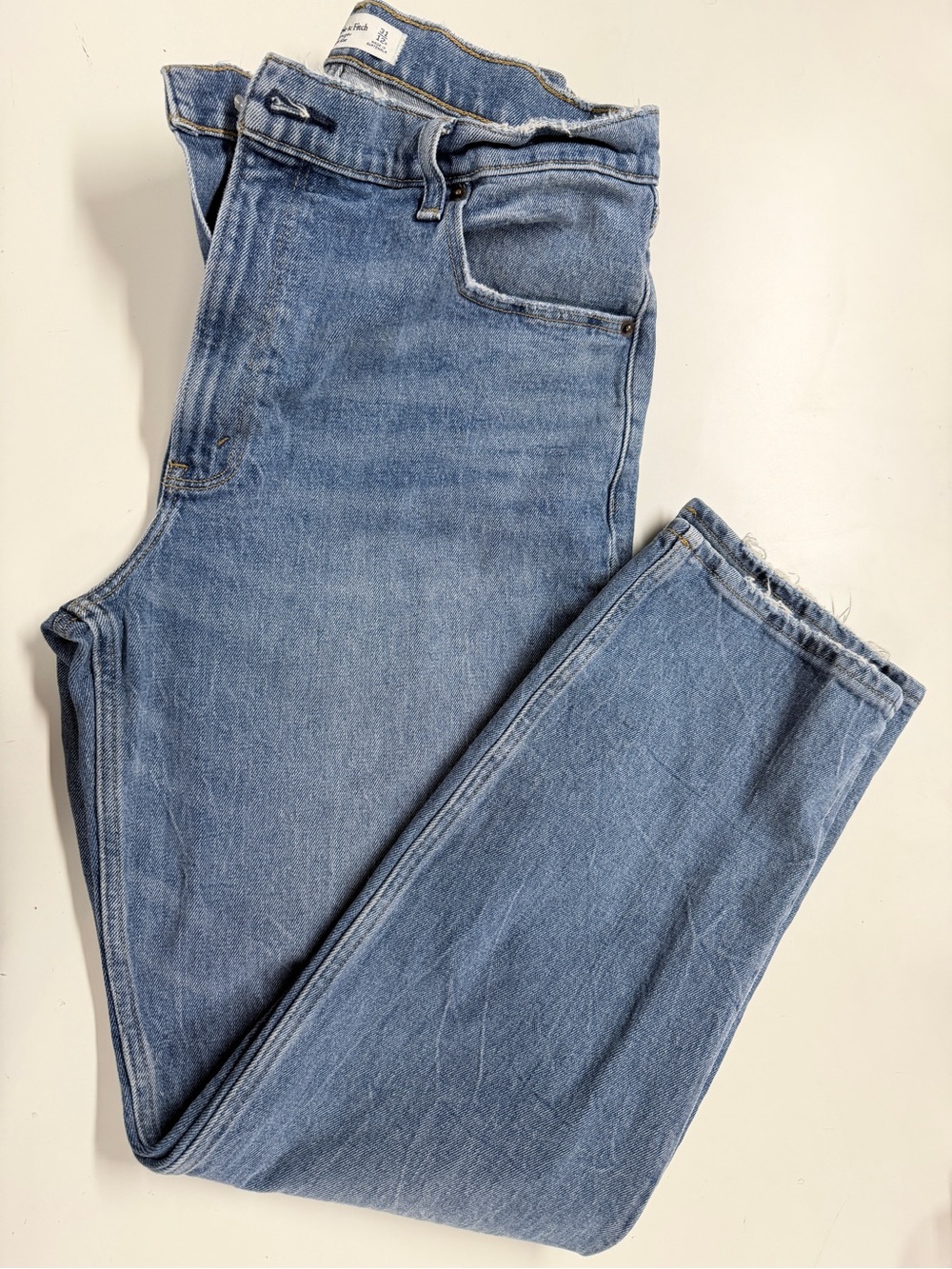 Abercrombie & Fitch Light Blue Slim Straight Jeans